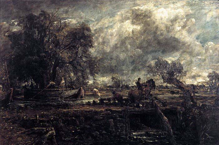 Sketch for The Leaping Horse, John Constable